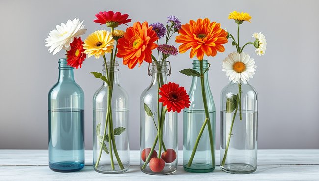 Riciclo creativo: trasforma bottiglie di plastica in fiori decorativi