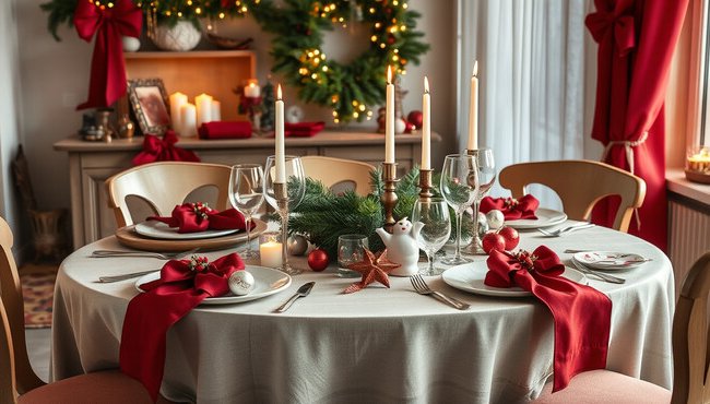 Idee e consigli per decorare la tavola di natale in modo straordinario