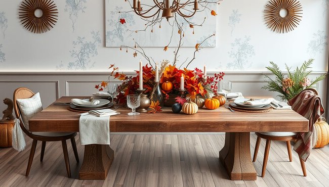 Come decorare la tavola per l'autunno e apparecchiarla con stile